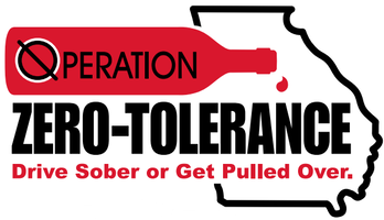 Operation Zero-Tolerance logo. Drive sober or get pulled over.