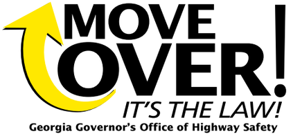 Logo: Move Over! It's the law! Georgia Governor's Office of Highway Safety.