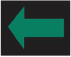 Green arrow pointing left