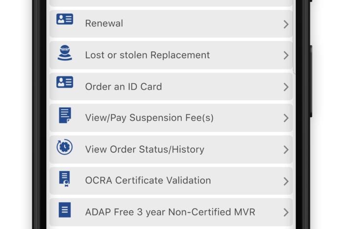 dds2go license services screenshot