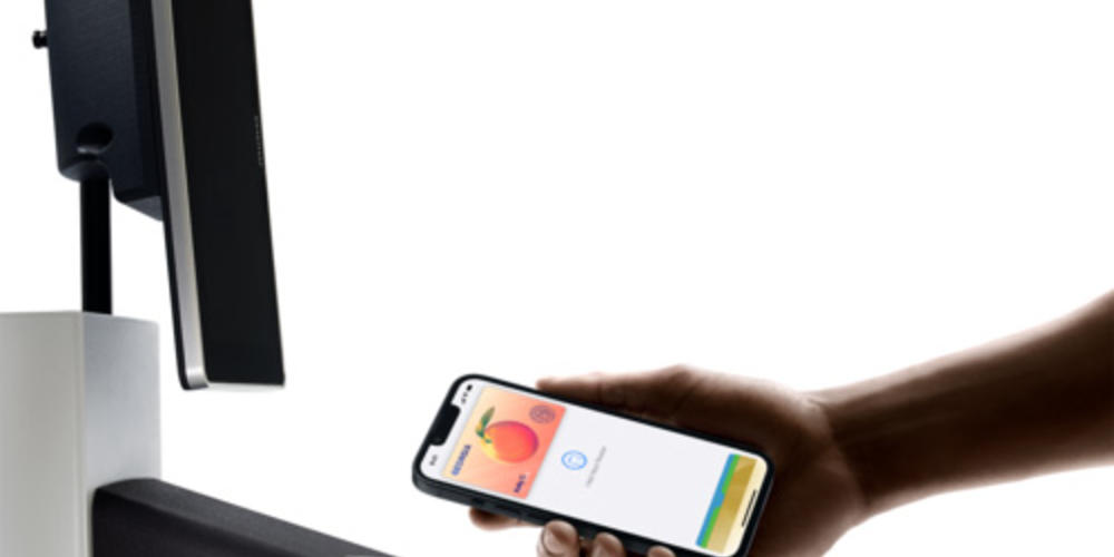 Georgia Digital License and ID being scanned at terminal