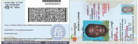 license sample test drivers License Business (Barcode Partners Information for